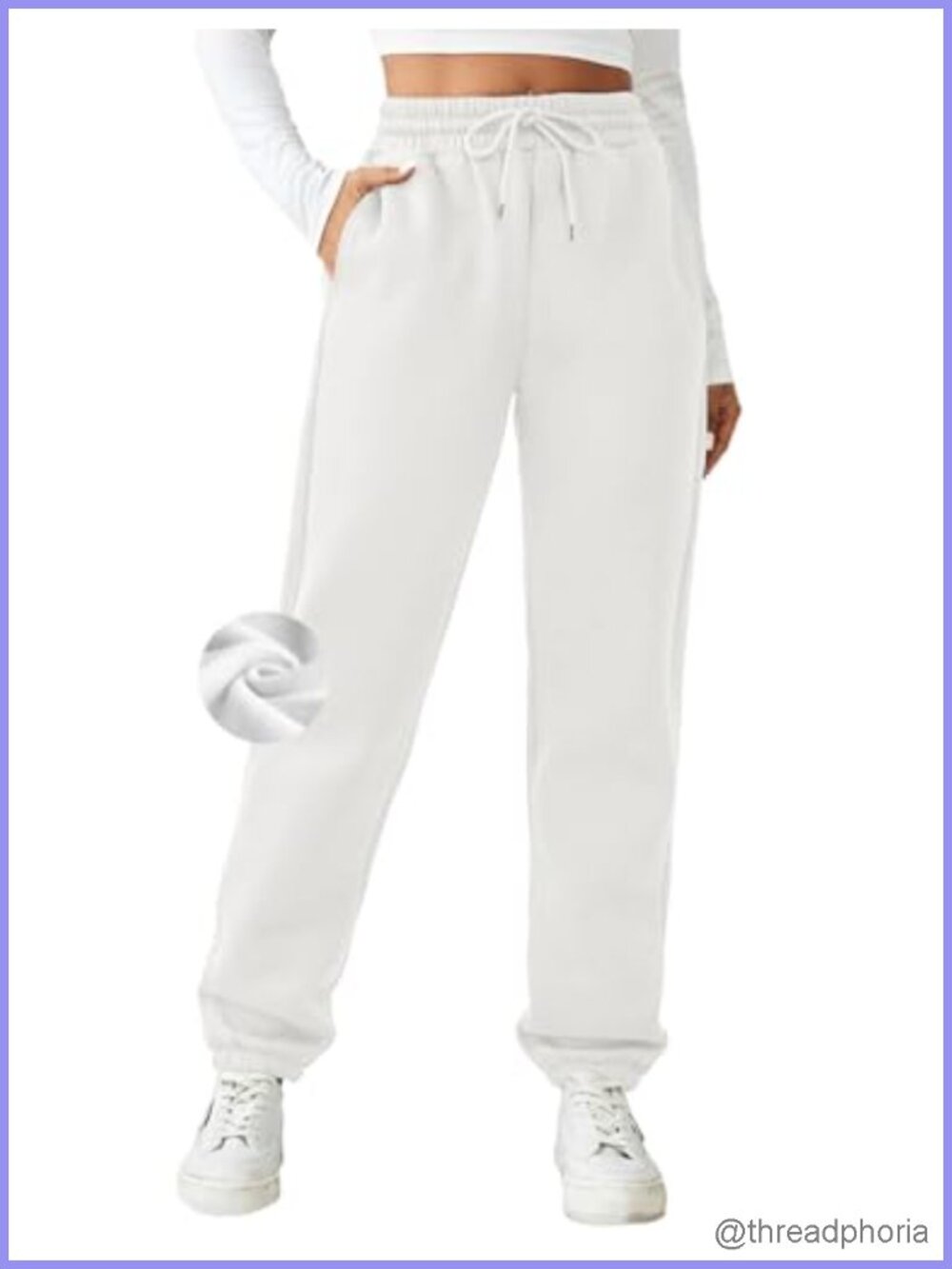 Fleece Lined Sweatpants Winter Joggers Athletic Pants with Pockets